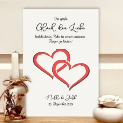 Erinnerungsstück zur Hochzeit als Geldgeschenk für Brautpaare im Bilderrahmen