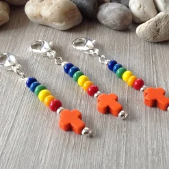 3er-Set farbenfrohe Gastgeschenke / Mitbringsel / Mitgebsel / Charms