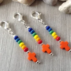 3er-Set farbenfrohe Gastgeschenke / Mitbringsel / Mitgebsel / Charms