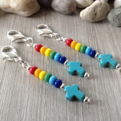 3er-Set farbenfrohe Gastgeschenke / Mitbringsel / Mitgebsel / Charms