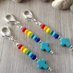 3er-Set farbenfrohe Gastgeschenke / Mitbringsel / Mitgebsel / Charms