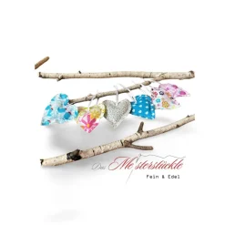 6er-Set kleine Herzchen bunt