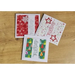 3er-Set Weihnachtskarten 