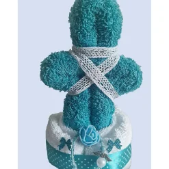 Erstkommunion Konfirmation Firmung Geschenk aus Handtücher Kreuz Schutzengel