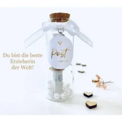 Erzieher Geschenk Erzieherin Abschiedsgeschenk Flaschenpost