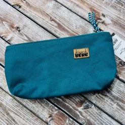 Erzieherin mit Herz Federmäppchen petrol als Abschiedsgeschenk