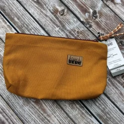 Erzieherin mit Herz Federmäppchen senf als Abschiedsgeschenk