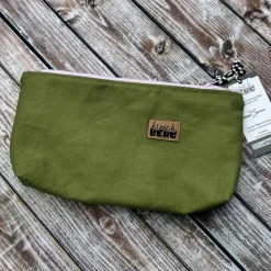 Erzieherin mit Herz Federmäppchen grün als Abschiedsgeschenk