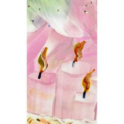 Es weihnachtet sehr  •  Original Encausticmalerei, Unikat mit Passepartout - Design  Ulrike Kröll