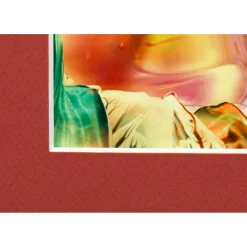 Es weihnachtet sehr  •  Original Encausticmalerei, Unikat mit Passepartout - Design  Ulrike Kröll