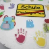 Essbare Tortendeko komplettes Set für den Schulanfang Einschulung 1. Schultag Tortendeko Tortenaufleger