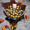 Essbarer Blumenstrauß - Absolut Vodka - Ferrero Rocher - Merci