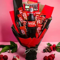Essbarer Blumenstrauß - CocaCola, Kit-Kat,Mars, Ritter-Sport