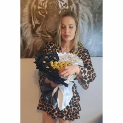 Essbarer Blumenstrauß - Elegant, Ferrero Rocher + Ewige Rosen