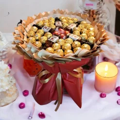 Essbarer Blumenstrauß - Whiskey Gold