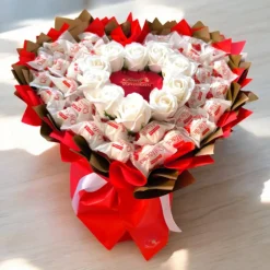 Essbarer Blumenstrauß "Lindt von Herzen"