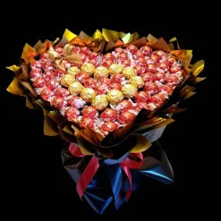 Essbarer Blumenstrauß "Lindor Red"