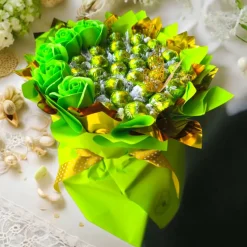 Essbarer Strauß Mini Lindt Lindor Seifenrosen Geschenk