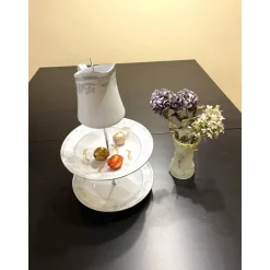 Etagere aus Porzellan, Sammlergeschirr, einzigartig, mal anderes Upcycling