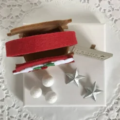 Eule Geldgeschenk Weihnachten Weihnachtsdeko Sterne Geld Gutschein Weihnachtsgeschenk Filz-Tasche Holz