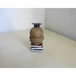 Eule Leseeule Doktorant Abitur Figur aus Polyresin – Perfekte Deko & Bastelidee