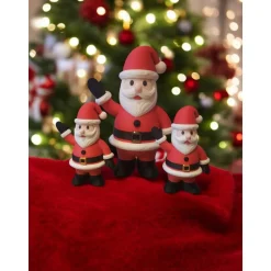 Exklusive 3D-gedruckte Santa Claus Figur (15cm / 25cm) - Nachhaltige PLA Weihnachtsdekoration - Modernes Weihnachtsgesch