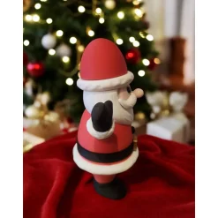 Exklusive 3D-gedruckte Santa Claus Figur (15cm / 25cm) - Nachhaltige PLA Weihnachtsdekoration - Modernes Weihnachtsgesch