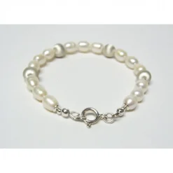 Exklusives Armband Zuchtperlen & Silber 925 – Handgefertigtes Perlenarmband Unikat
