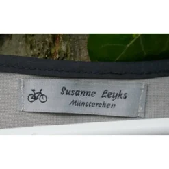 Fahrradweste FIETSENFLITZERIN mit reflektierenden Streifen pfiffig bedruckt. Sicher Fahrrad fahren.