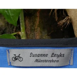 Fahrradweste MÜNSTERANER LEEZENKALINE mit reflektierenden Streifen pfiffig bedruckt. Sicher Fahrrad fahren in Münster.