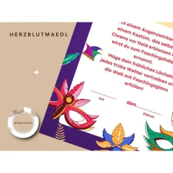 Faschingsurkunde für den Kinderfasching als Mitgebsel | Urkunde Fasching | A4 | Urkunden ausdrucken | Kinderparty |