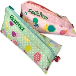 Federmäppchen Ananas rosa mit Namen personalisiert Mäppchen Schulmäppchen Schlamperle Brillenetui Schlampermäppchen