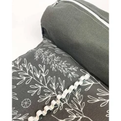 Federmäppchen grau personalisiert Schule Stiftemäppchen mit Gummiband, Geschenk Studentin Lehrerin Schülerin