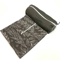 Federmäppchen grau personalisiert Schule Stiftemäppchen mit Gummiband, Geschenk Studentin Lehrerin Schülerin