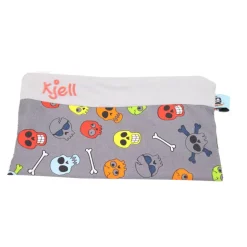 Federmäppchen lustige Tötenköpfe mit Namen personalisiert Mäppchen Schulmäppchen Schlamperle Brillenetui Schlamperle