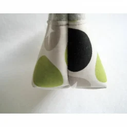 Federmäppchen Mäppchen Punkte grün