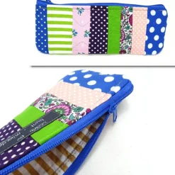 Federmäppchen Patchwork Stil Stifteetui bunt Universaltäschchen Schulanfang Kosmetiktasche, by BuntMixxDESIGN