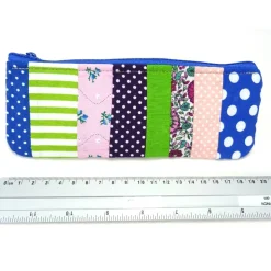 Federmäppchen Patchwork Stil Stifteetui bunt Universaltäschchen Schulanfang Kosmetiktasche, by BuntMixxDESIGN