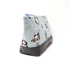 Federmäppchen personalisiert, Schlampermäppchen mit Namen "Waschbär"