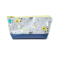 Federmäppchen personalisiert, Schlampermäppchen mit Namen "Weltall"