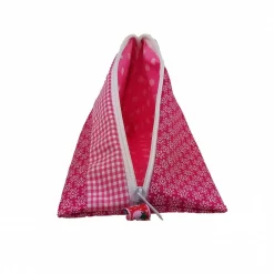 Federmäppchen Rosa Pink Blume mit Name personalisiert Mäppchen Schulmäppchen Schlamperle Brillenetui Schlampermäppchen K