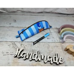 Federmäppchen Sendung mit der Maus blau – Mäppchen & Stiftetasche in 2 Größen aus Softshell