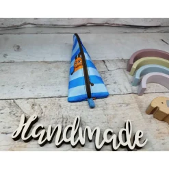 Federmäppchen Sendung mit der Maus blau – Mäppchen & Stiftetasche in 2 Größen aus Softshell