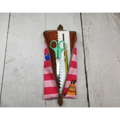 Federmäppchen Sendung mit der Maus pink– Mäppchen & Stiftetasche in 2 Größen aus Softshe