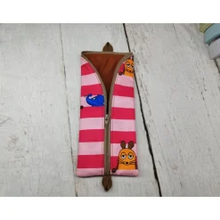 Federmäppchen Sendung mit der Maus pink– Mäppchen & Stiftetasche in 2 Größen aus Softshe