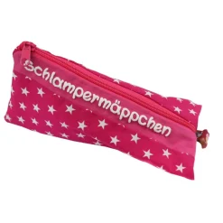 Federmäppchen Sterne Pink mit Namen personalisiert Mäppchen Schulmäppchen Schlamperle Brillenetui Schlampermäppchen