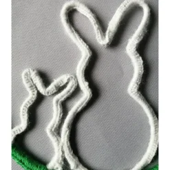 Fensterbild Hasen Deko! 2 verschiedene Stück mit Öse zum Aufhängen!