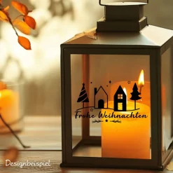 Fensterbild Weihnachtsdekoration Sticker Aufkleber 2 Farben 3 Größen auch in XXL Deko