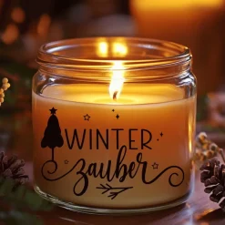 Fensterbild Winterzauber Weihnachtsdekoration Sticker Aufkleber 2 Farben 3 Größen auch in XXL Deko