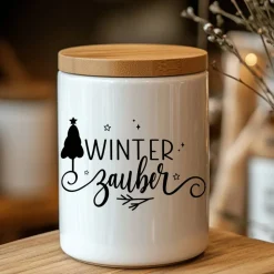 Fensterbild Winterzauber Weihnachtsdekoration Sticker Aufkleber 2 Farben 3 Größen auch in XXL Deko